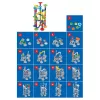 Set de construcción de pista de canicas Ascato modelo 117607 — 78 piezas, pista de canicas modular