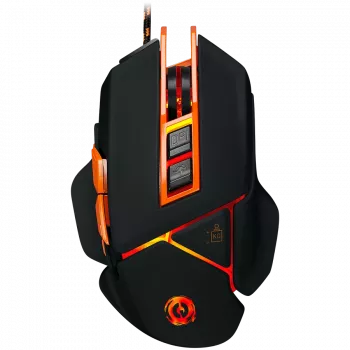 Ratón CANYON Hazard GM-6 LED con cable Negro Naranja