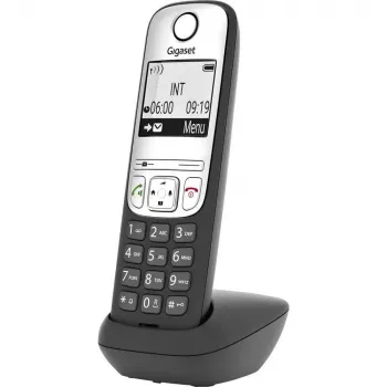 Teléfono analógico/DECT Gigaset A690HX identificación de llamadas negro, plata