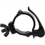 EUROLITE Abrazadera TPC-10QCB negra para estructuras y focos, gancho de seguridad de metal