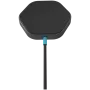Cargador inalámbrico CANYON HEXAGON 110 gris oscuro azul 10W carga rápida, modelo CNS-WCS110