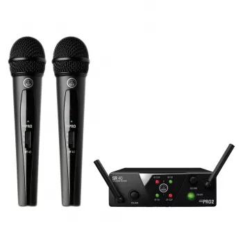 Set de micrófonos inalámbricos AKG WMS40 Mini2 Vocal