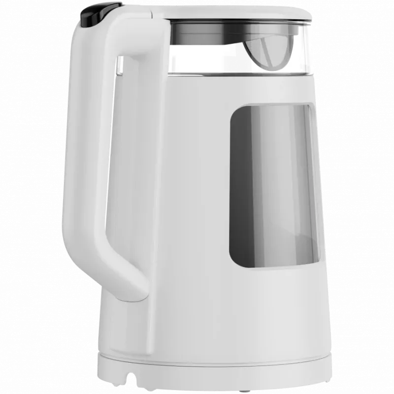 Hervidor de agua AENO EK6: 1850-2200W, 2L, Strix, forma cuadrada, tapa transparente, cristal altamente resistente, iluminación LED, apagado automático, protección contra funcionamiento en seco