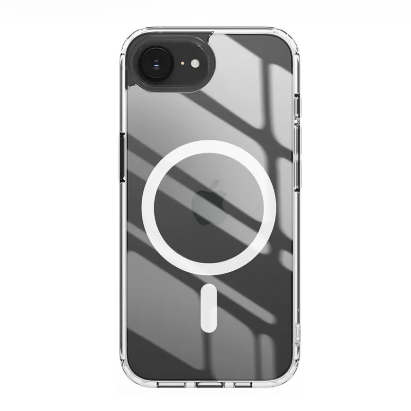 Nevox StyleShell SHOCKFlex - compatible con iPhone 16e/17e MagSafe transparente