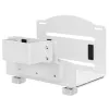 Soporte de CPU MACLEAN MC-116W, diseño ajustable en altura y orientable para montaje bajo escritorio