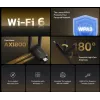 Adaptador USB Wi‑Fi MERCUSYS MA72XH AX1800 con antenas High‑Gain, USB‑A Plug‑and‑Play