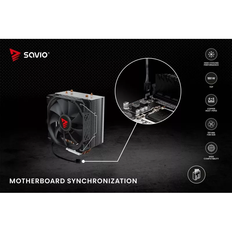 SAVIO VORTEX X2 Disipador de CPU