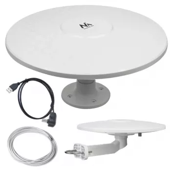 Maclean MCTV-947 antena activa para autocaravana DVB-T/T2 HEVC omnidireccional