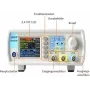 Generador de funciones Joy-it JDS6600-LITE alimentado por red 15 MHz - 0,01 µHz 2 canales triangular, rectangular, señal, senoidal, curva de Lorentz, arbitraria, pulso, ruido (JDS6600-LITE)