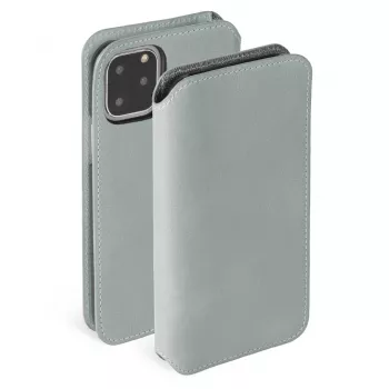 Funda para móvil Krusell Sunne para Apple iPhone 11 Pro — gris vintage, funda tipo folio con compartimento para tarjetas