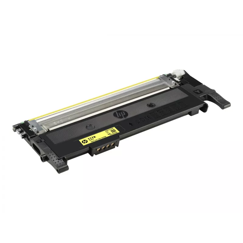 HP 117A Tóner láser original amarillo. Tóner de color: 700 páginas, colores de impresión: amarillo, cantidad por pack: 1 ud.