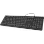 Hama KC-200 teclado hogar/oficina USB QWERTY ucraniano negro
