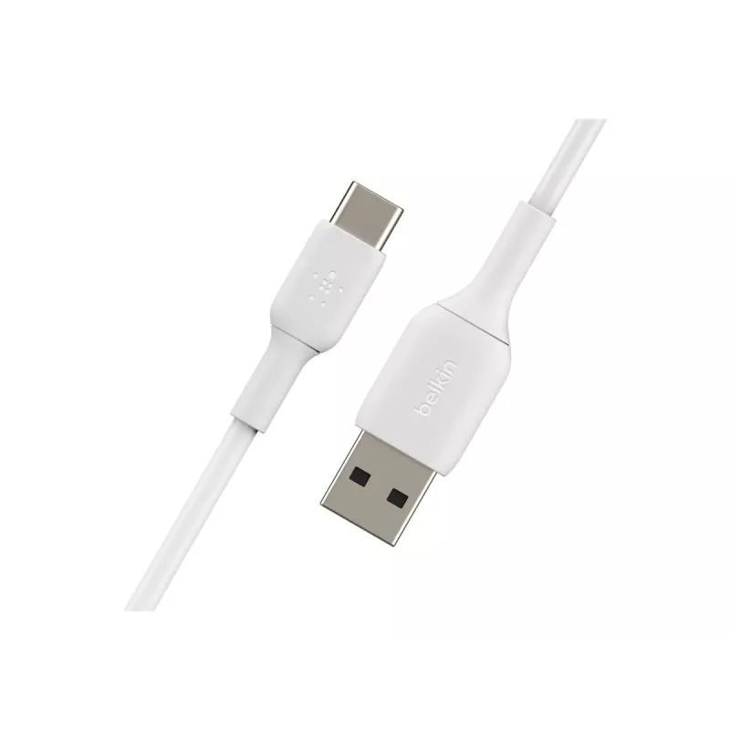Cable USB Belkin CAB001BT2MWH 2 m USB-A a USB-C blanco