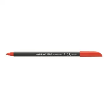 Rotulador fineliner Edding 1200 rojo 10 uds.
