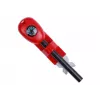 Brújula de supervivencia BCB CN340 — brújula compacta con esfera luminosa, empuñadura de plástico, 110 mm, 47 g, roja