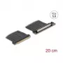 Tarjeta riser PCI Express 5.0 x16 DELOCK 81289, ranura x16, cable de 20 cm