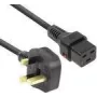 ACT cable de alimentación conector macho UK – C19 IEC Lock negro 2 m PC1214 230 V 16 A