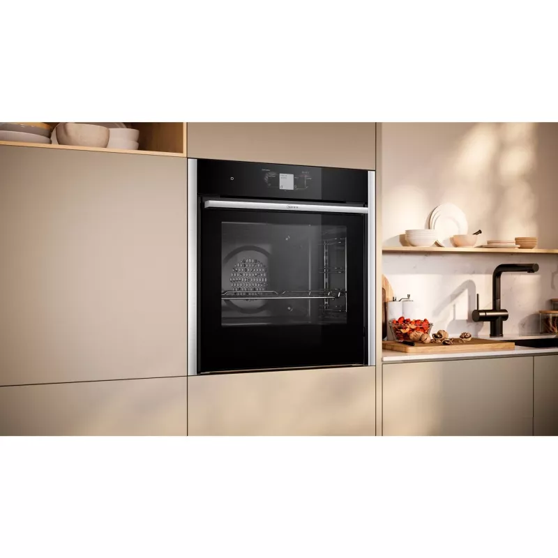 Neff B64CT73N0 Horno 71 L Negro, acero inoxidable
