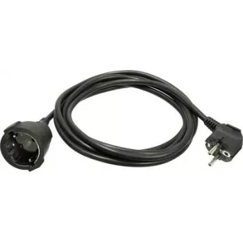 Alargador AS Schwabe 51012 16 A 10 m negro, cable prolongador de red