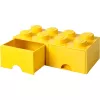 Cajón de almacenamiento LEGO Brick 8 — amarillo (modelo 40061732) cajón de almacenamiento para ladrillos y piezas pequeñas
