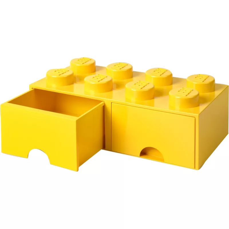Cajón de almacenamiento LEGO Brick 8 — amarillo (modelo 40061732) cajón de almacenamiento para ladrillos y piezas pequeñas