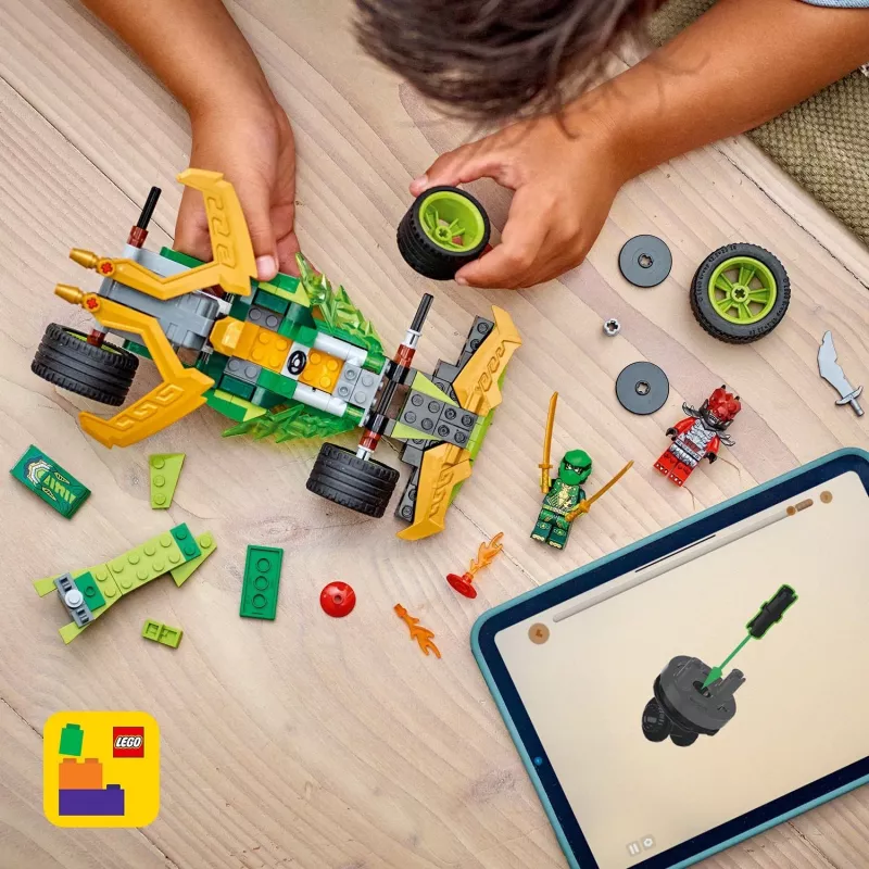 LEGO Set de construcción NINJAGO Lloyds Action Speedster 71828, 181 piezas, 2 minifiguras, edad 7+