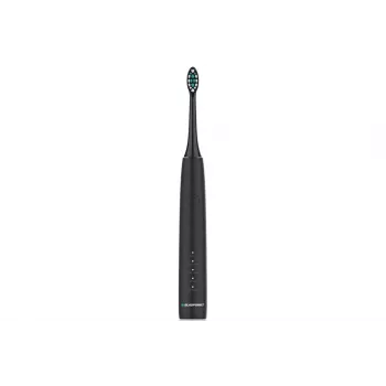 Cepillo de dientes eléctrico BLAUPUNKT DTS201BK — cepillo sónico recargable, negro, temporizador de 2 minutos, batería integrada de 5 V