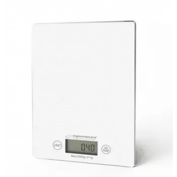 Esperanza EKS002W báscula de cocina blanca báscula de mesa rectangular báscula de cocina electrónica