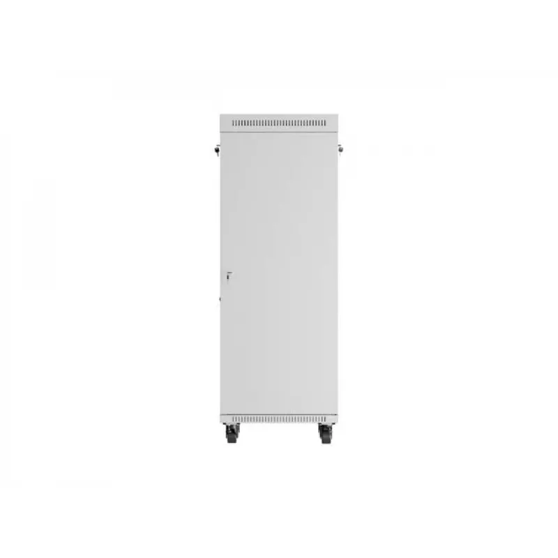Armario rack de suelo LANBERG 19 pulgadas 32U 600×600 mm gris con puertas perforadas y LCD (flat pack)