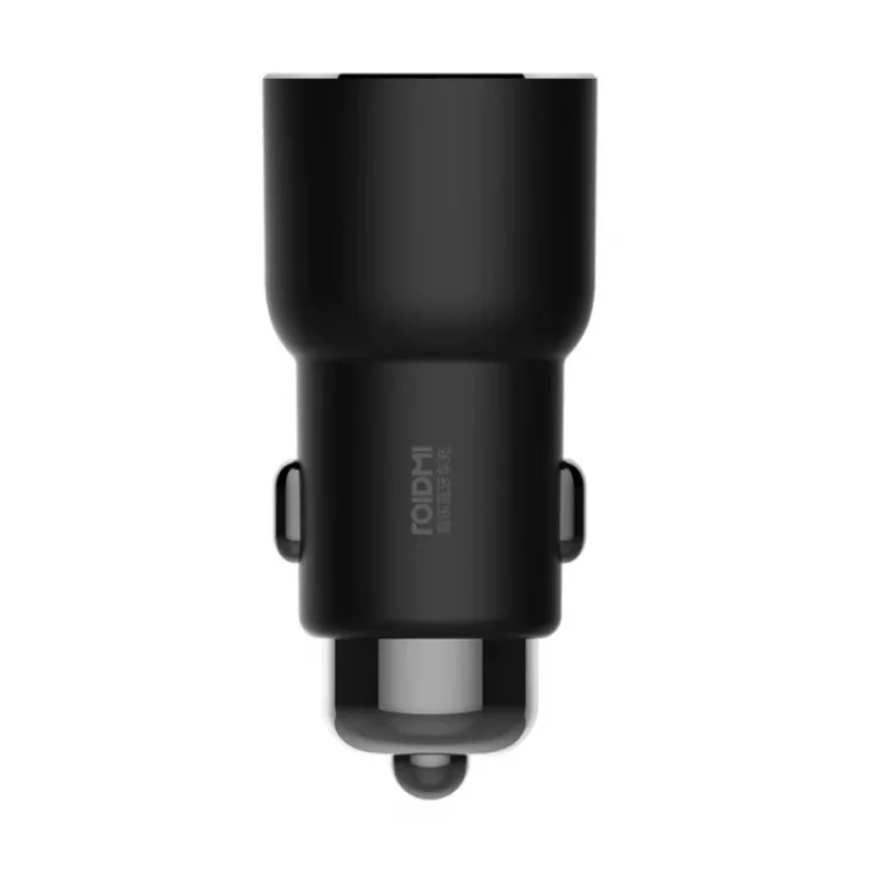 Roidmi 3S Cargador de coche con transmisor FM, Bluetooth, negro