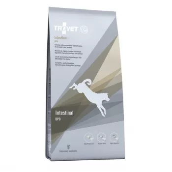 Alimento seco para perros TROVET Hypoallergenic Intestinal DPD pato 10 kg, alimento completo veterinario, 22% proteína, 16% grasa