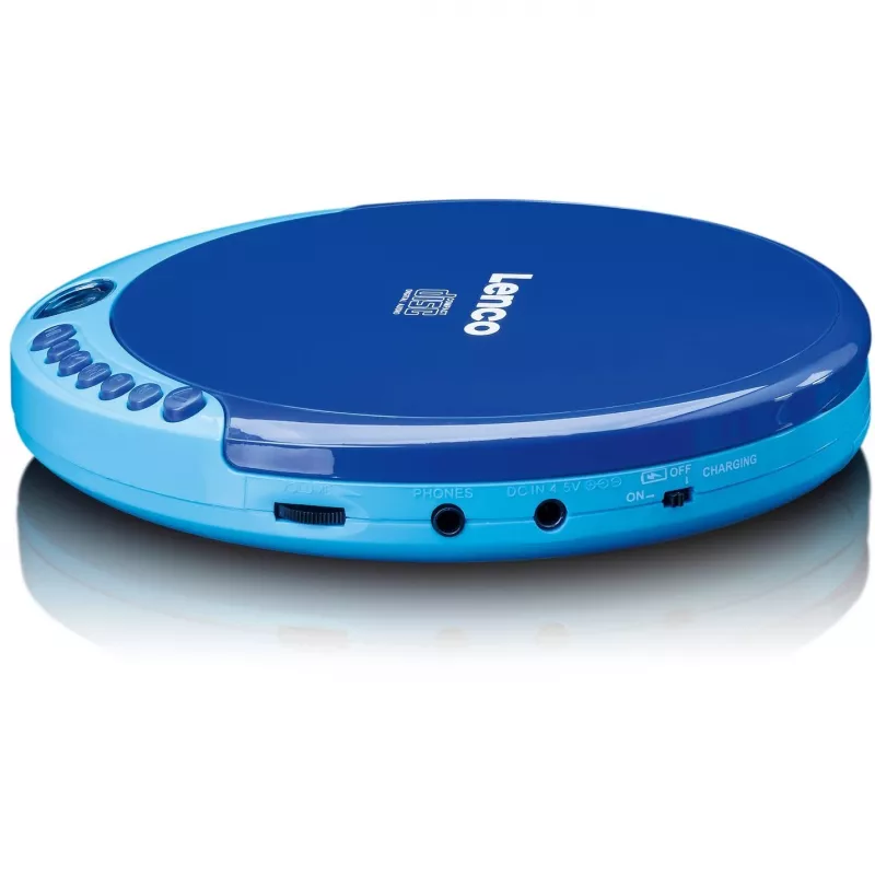 Reproductor de CD portátil Lenco CD-011 Azul