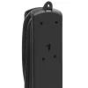 Protector contra sobretensiones Qoltec 50112 negro 6 tomas AC 230V 3m