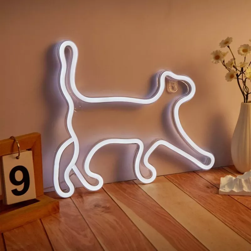 Lámpara de neón decorativa MANTA SNL70WH Style Neon Lights CAT 2 blanca 70 cm