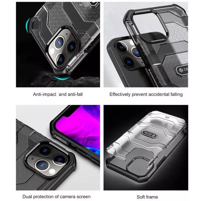 Funda protectora antigolpes Devia Vanguard para iPhone 12 Pro Max, verde