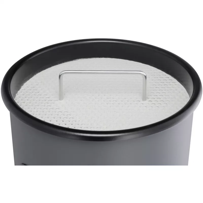 Papelera Durable 333023 17 L redonda metal plata