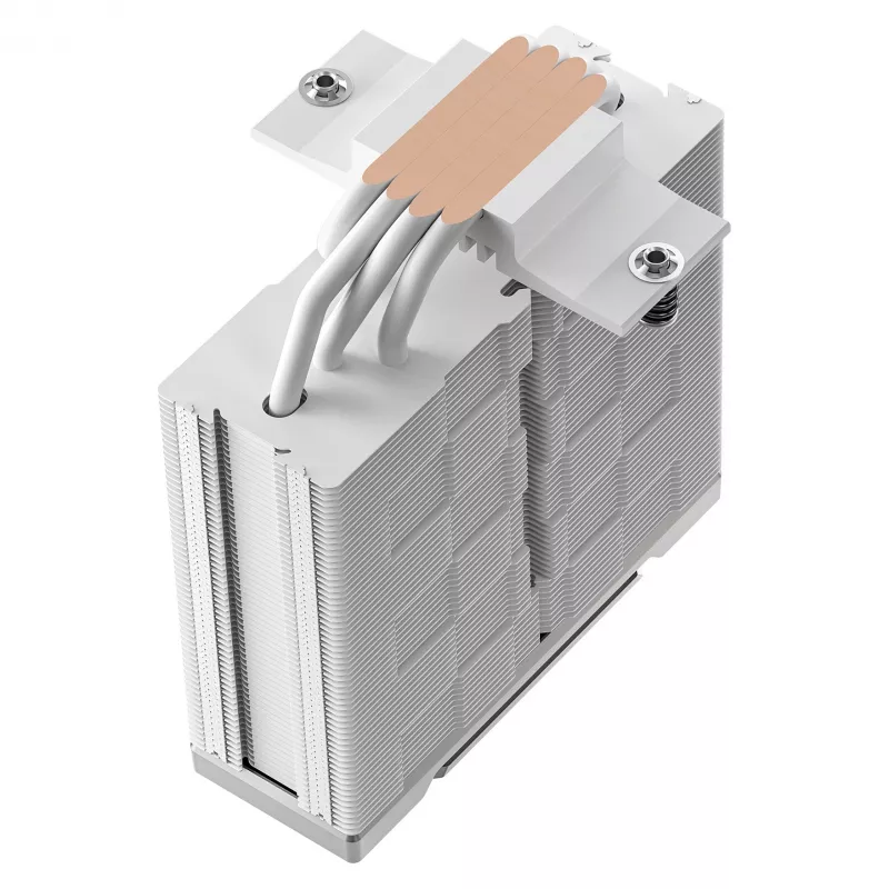 Disipador de aire DeepCool AK400 G2 WH, ventilador de 120 mm, presión de aire máx. 3,33 mmH₂O, 92×132×156 mm, blanco