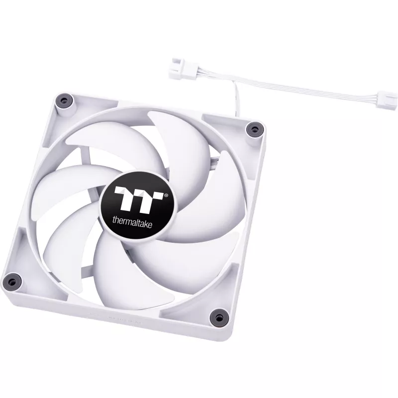 Ventilador de carcasa Thermaltake CT120 120mm blanco pack de 2