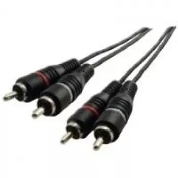 Cable de audio Schwaiger CIK5450 5m 2x Conector RCA Negro