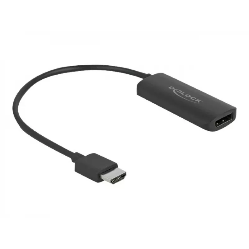 Adaptador HDMI-A macho a DisplayPort hembra 4K 60 Hz DeLOCK 63206
