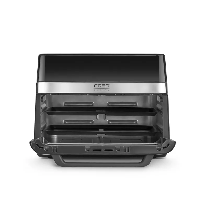 Freidora de aire Caso | DuoChef | Potencia 2200 W | Capacidad 14 L | Negro