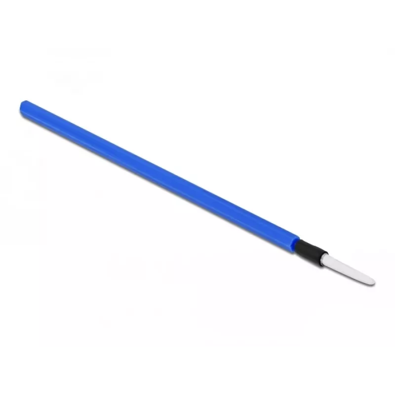 Delock 86780 bastoncillos de limpieza para fibra óptica, 10 cm, azul, paquete de 5