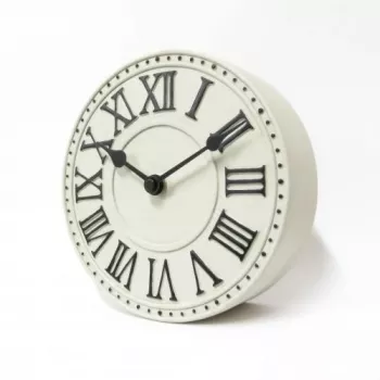 Reloj NeXtime 5187wi London Table, Ø16 cm, pared, blanco/negro+B32
