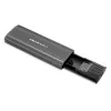 Carcasa | caja NV2271 para disco M.2 SSD | SATA | NVMe | USB-C | 2TB