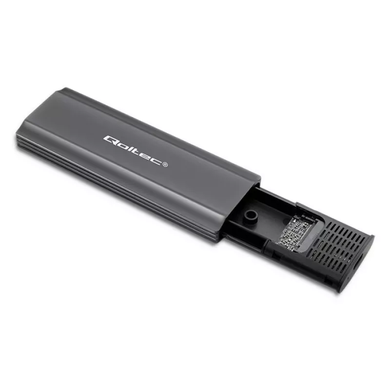 Carcasa | caja NV2271 para disco M.2 SSD | SATA | NVMe | USB-C | 2TB