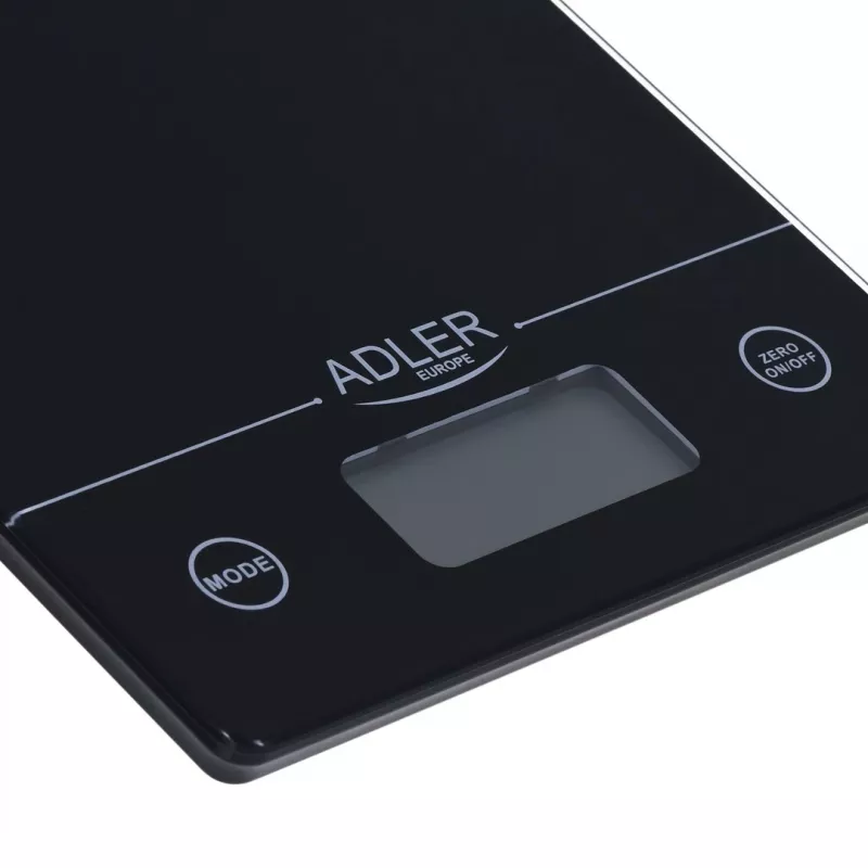 Adler AD 3138 b Báscula de cocina mecánica Negra Encimera Rectangular