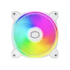 Cooler Master MasterFan MF120 Halo2 White Edition MFL-B2DW-21NP2-R2 ventilador de caja ARGB de 120 mm, 27 dB, 51,88 CFM, blanco