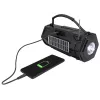 Tracer Explorer TRAGLO47616 altavoz Bluetooth portátil, TWS, Bluetooth 5.3, 15 W RMS, radio FM, linterna, panel solar, powerbank de 1800 mAh, microSD, negro