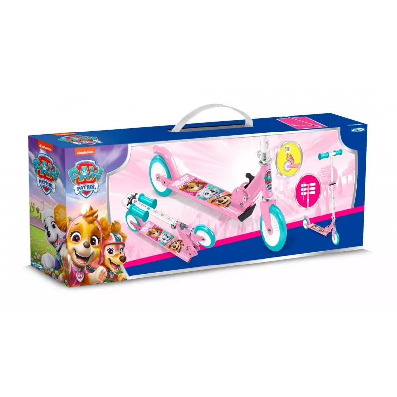 Patinete 2 ruedas Pulio Paw Patrol rosa Stamp