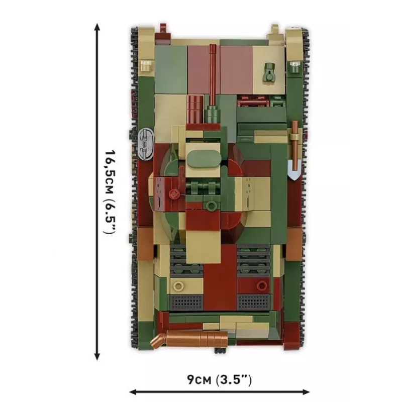 Bloques de construcción Cobi Tanque ligero 7TP modelo, 669 piezas, COBI-2661